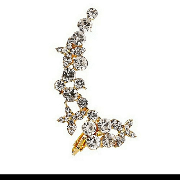 💋BOHO CLIP RHINESTONE EARRING CUFF!!! - Picture 2 of 6